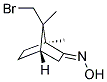 (2E)-7-(BROMOMETHYL)-1,7-DIMETHYLBICYCLO[2.2.1]HEPTAN-2-ONE OXIME Struktur