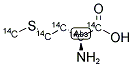 METHIONINE, L-[14C(U)]- Struktur