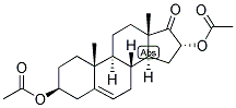 5-ANDROSTEN-3-BETA, 16-ALPHA-DIOL-17-ONE DIACETATE Struktur