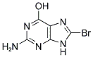 2-AMINO-8-BROMO-9H-PURIN-6-OL Struktur