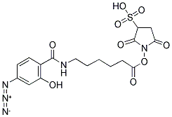 SULFO-NHS-LC-ASA Struktur