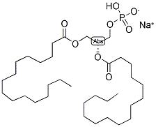 1,2-DIPALMITOYL-SN-GLYCERO-3-PHOSPHOGLYCEROL, SODIUM SALT Struktur