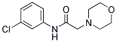 N-(3-CHLOROPHENYL)-2-MORPHOLINOACETAMIDE Struktur