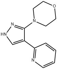 4-[4-(2-PYRIDINYL)-1H-PYRAZOL-3-YL]MORPHOLINE Struktur