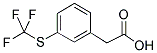 3-(TRIFLUOROMETHYLTHIO)PHENYLACETIC ACID Struktur