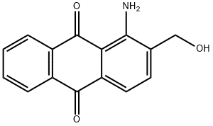 1-AMINO-2-HYDROXYMETHYLANTRAQUINONE Struktur