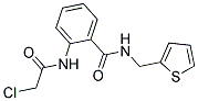 N1-(2-THIENYLMETHYL)-2-[(2-CHLOROACETYL)AMINO]BENZAMIDE Struktur