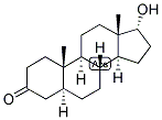 5-ALPHA-ANDROSTAN-17-ALPHA-OL-3-ONE Struktur