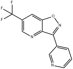 3-(3-PYRIDINYL)-6-(TRIFLUOROMETHYL)ISOXAZOLO[4,5-B]PYRIDINE Struktur