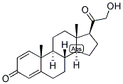 1,4-PREGNADIEN-21-OL-3,20-DIONE Struktur