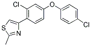 3-CHLORO-4-(2-METHYL-1,3-THIAZOL-4-YL)PHENYL 4-CHLOROPHENYL ETHER Struktur