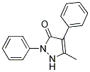 5-METHYL-2,4-DIPHENYL-1,2-DIHYDRO-3H-PYRAZOL-3-ONE Struktur