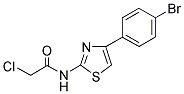 N-(4-(4-BROMOPHENYL)(2,5-THIAZOLYL))-2-CHLOROETHANAMIDE Struktur