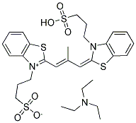 3-(3-SULFOPROPYL)-2-[3-(3-(3-SULFOPROPYL)-2-BENZOTHIAZOLINYLIDENE)-2-METHYL-1-PROPENYL] BENZOTHIAZOLIUM HYDROXIDE, INNER SALT Struktur