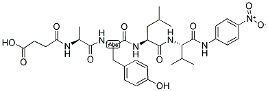 SUC-ALA-TYR-LEU-VAL-PNA Struktur