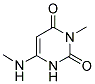 3-METHYL-6-METHYLAMINOURACIL Struktur