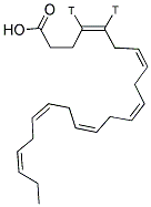 DOCOSAHEXAENOIC ACID, 4,7,10,13,16,19 [4,5-3H]- Struktur