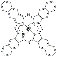 2,3-NAPHTHALOCYANINATO-DIOCTYLOXYSILANE Struktur