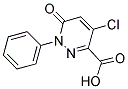 4-CHLORO-6-OXO-1-PHENYL-1,6-DIHYDRO-3-PYRIDAZINECARBOXYLIC ACID Struktur