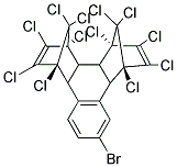 2-BROMONAPHTHALENE-BIS(HEXACHLOROCYCLOPENTADIENE) ADDUCT Struktur