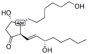 1,9ALPHA,15S-TRIHYDROXY-PROST-13E-EN-11-ONE Struktur