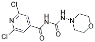 N-[(2,6-DICHLORO-4-PYRIDYL)CARBONYL]-N'-MORPHOLINOUREA Struktur