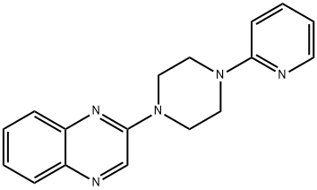 2-[4-(2-PYRIDINYL)PIPERAZINO]QUINOXALINE Struktur