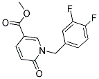 METHYL 1-(3,4-DIFLUOROBENZYL)-6-OXO-1,6-DIHYDRO-3-PYRIDINECARBOXYLATE Struktur