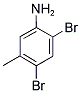 2,4-DIBROMO-5-METHYLPHENYLAMINE Struktur