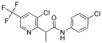 N-(4-CHLOROPHENYL)-2-[3-CHLORO-5-(TRIFLUOROMETHYL)-2-PYRIDINYL]PROPANAMIDE Struktur