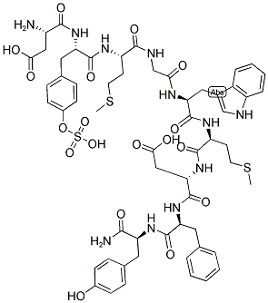 (TYR9)-CHOLECYSTOKININ OCTAPEPTIDE (SULFATED) Struktur