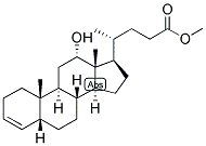 3,(5-BETA)-CHOLENIC ACID-12-ALPHA-OL METHYL ESTER Struktur