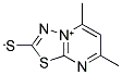 5,7-DIMETHYL[1,3,4]THIADIAZOLO[3,2-A]PYRIMIDIN-4-IUM-2-THIOLATE Struktur