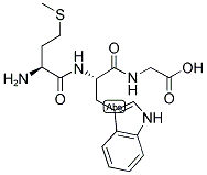 H-MET-TRP-GLY-OH Struktur