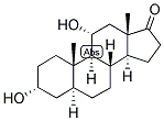 5ALPHA-ANDROSTAN-3ALPHA,11ALPHA-DIOL-17-ONE Struktur