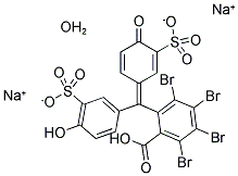 SULFOBROMOPHTHALEIN SODIUM HYDRATE Struktur