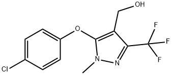 [5-(4-CHLOROPHENOXY)-1-METHYL-3-(TRIFLUOROMETHYL)-1H-PYRAZOL-4-YL]METHANOL Struktur