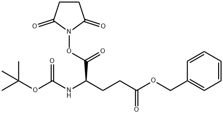 BOC-D-GLU(OBZL)-OSU Struktur