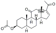 16,(5-ALPHA)-PREGNEN-3-BETA-OL-11,20-DIONE ACETATE Struktur