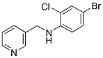 (4-BROMO-2-CHLOROPHENYL)(3-PYRIDYLMETHYL)AMINE Struktur