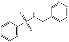 (PHENYLSULFONYL)(3-PYRIDYLMETHYL)AMINE Struktur