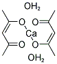 CALCIUM 2,4-PENTANEDIONATE, DIHYDRATE Struktur