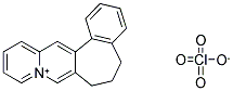 5H,6H,7H-BENZO[6,7]CYCLOHEPTA[B]QUINOLIZINIUM PERCHLORATE Struktur