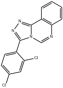 3-(2,4-DICHLOROPHENYL)[1,2,4]TRIAZOLO[4,3-C]QUINAZOLINE Struktur