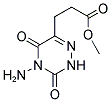 METHYL 3-(4-AMINO-3,5-DIOXO-2,3,4,5-TETRAHYDRO-1,2,4-TRIAZIN-6-YL)PROPANOATE Struktur