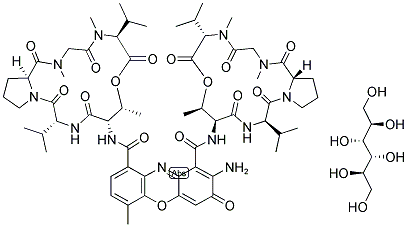 ACTINOMYCIN D-MANNITOL Struktur