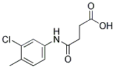 N-(3-CHLORO-4-METHYL-PHENYL)-SUCCINAMIC ACID Struktur