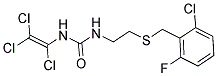 N-(2-[(2-CHLORO-6-FLUOROBENZYL)THIO]ETHYL)-N'-(1,2,2-TRICHLOROVINYL)UREA Struktur