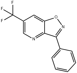 3-PHENYL-6-(TRIFLUOROMETHYL)ISOXAZOLO[4,5-B]PYRIDINE Struktur