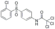 2,2,2-TRICHLORO-N-(4-[(2-CHLOROPHENYL)SULFONYL]PHENYL)ACETAMIDE Struktur